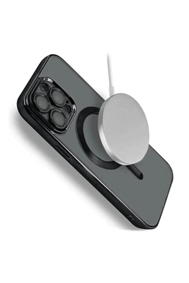 İphone 15 Pro Max Kılıf Kross Magneti̇csafe Kapak - Si̇yah - Dropx6140-3333