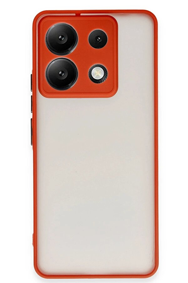 Xi̇aomi̇ Redmi̇ Note 13 Pro 5G Kılıf Montreal Si̇li̇kon Kapak - Kırmızı - Dropx1439-7687