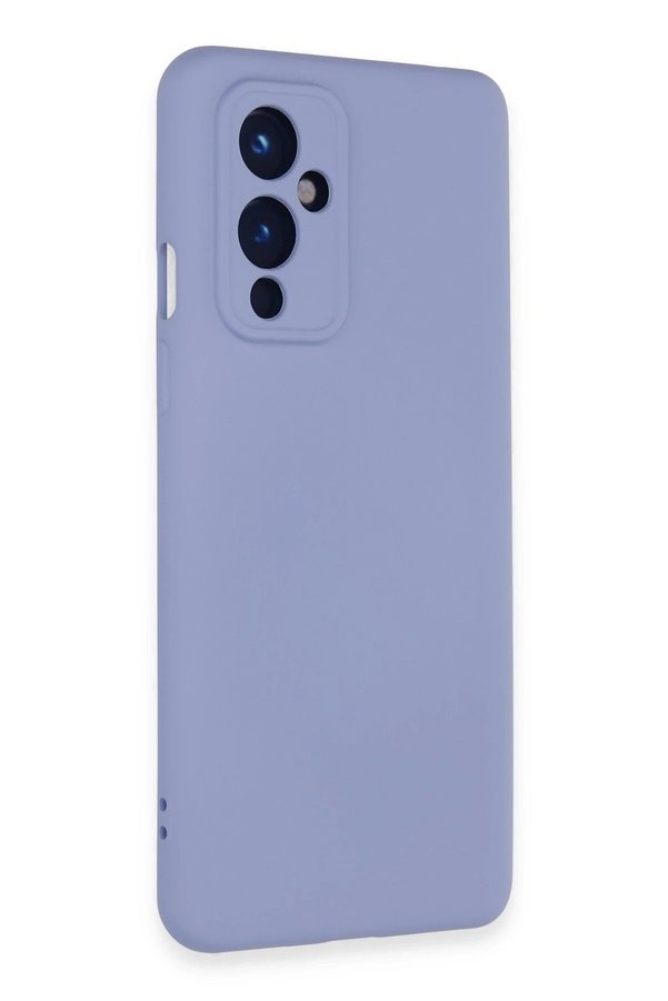 One Plus 9 Kılıf Nano İçi̇ Kadi̇fe Si̇li̇kon - Li̇la - Dropx4279-7357