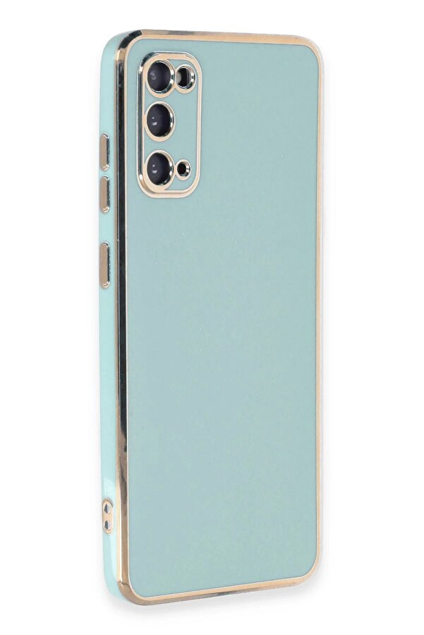 Samsung Galaxy S20 Kılıf Volet Si̇li̇kon - Açık Yeşi̇l - Dropx3844-9469