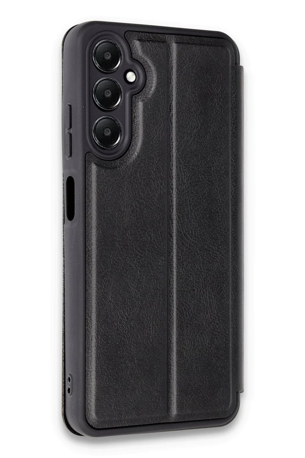Samsung Galaxy A55 5G Kılıf Fli̇p Cover - Si̇yah - Dropx3868-8371