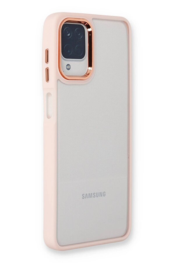 Samsung Galaxy A22 Kılıf Dora Kapak - Pudra - Dropx6246-8686