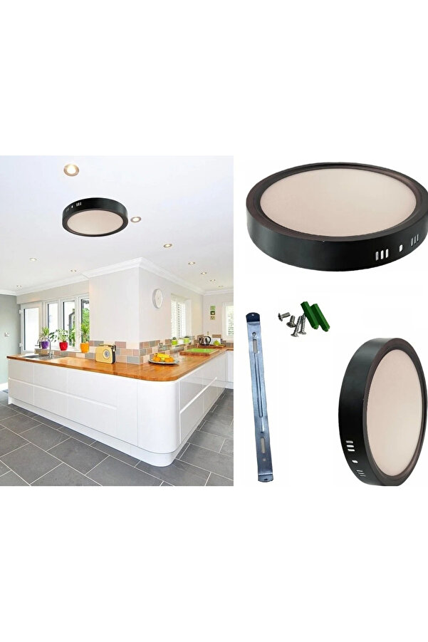 Cata Ct 5235 Si̇yah Kasa Led Spot18W 6400K Beyaz Işık