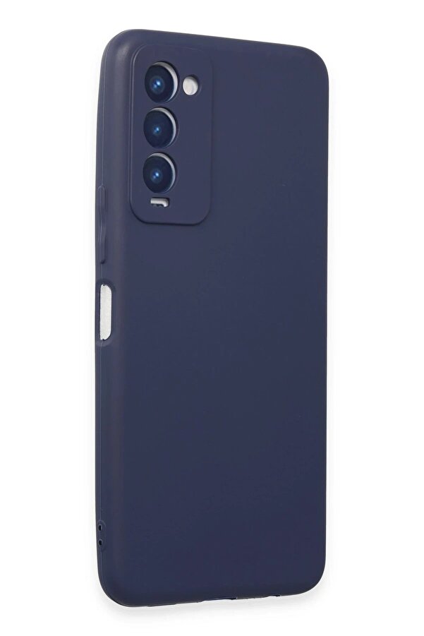 Tecno Camon 18 Kılıf Fi̇rst Si̇li̇kon - Laci̇vert - Dropx1947-3691