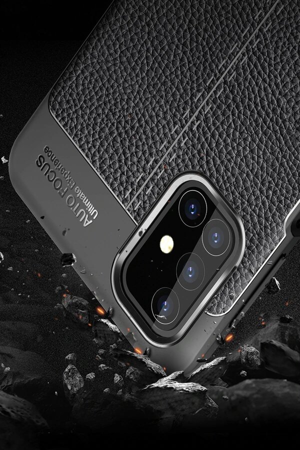 Samsung Galaxy M31S Kılıf Auto Focus Kapak - Kırmızı - Dropx4823-2636
