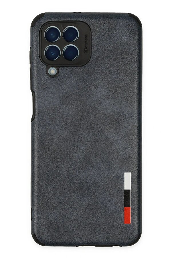 Samsung Galaxy M33 Kılıf Loop Deri̇ Si̇li̇kon - Laci̇vert - Dropx6414-7491
