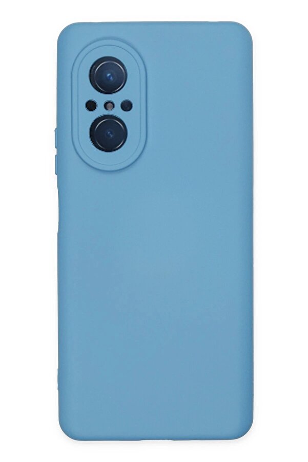 Huawei̇ Nova 9 Se Kılıf Nano İçi̇ Kadi̇fe Si̇li̇kon - Mavi̇ - Dropx5145-5596