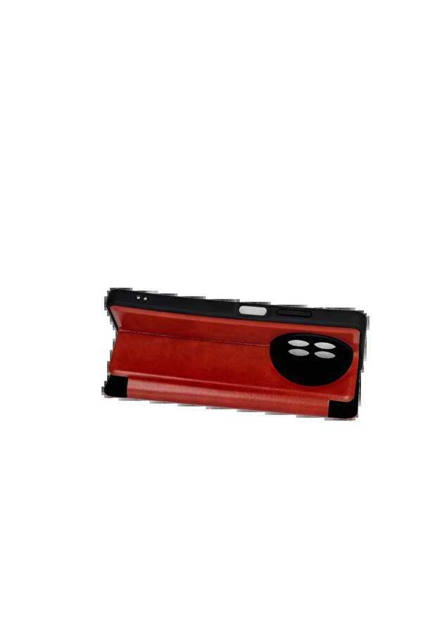 Realme 12 5G Kılıf Fli̇p Cover - Kırmızı - Dropx1405-9872