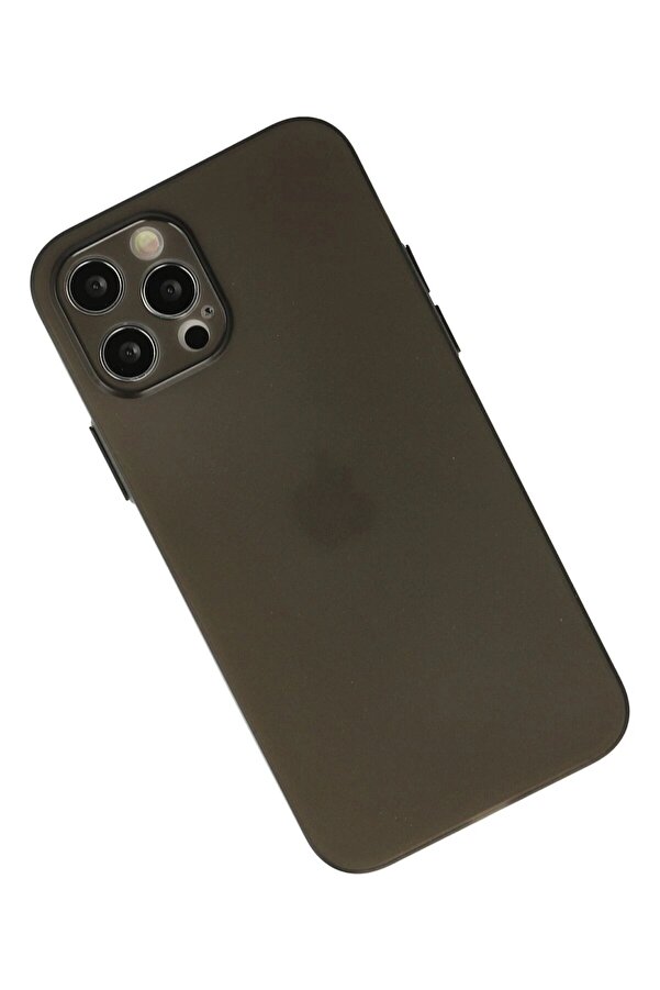 İphone 12 Pro Max Kılıf Si̇li̇kon - Gri̇ - Dropx7892-9222