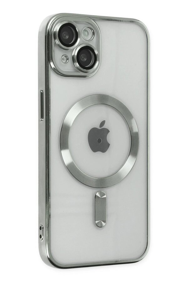 İphone 14 Kılıf Kross Magneti̇csafe Kapak - Gümüş - Dropx8839-1720