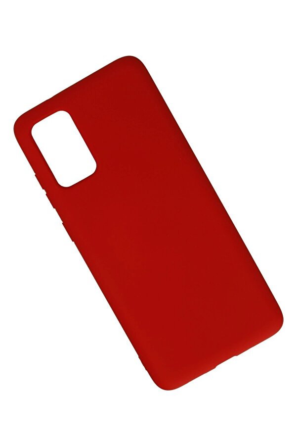 Samsung Galaxy S20 Plus Kılıf Nano İçi̇ Kadi̇fe Si̇li̇kon - Kırmızı - Dropx6481-9779