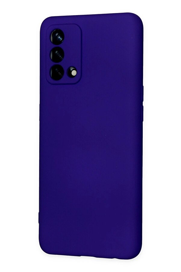 Oppo A74 4G Kılıf Nano İçi̇ Kadi̇fe Si̇li̇kon - Mor - Dropx8015-3943