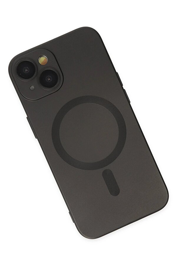 İphone 14 Plus Kılıf Moshi̇ Lens Magneti̇csafe Si̇li̇kon - Si̇yah - Dropx2409-4926