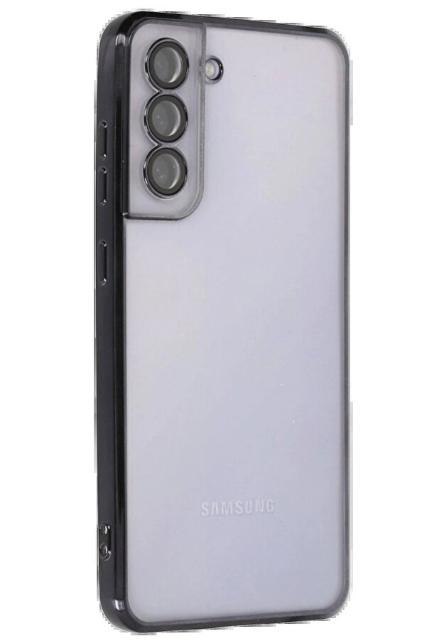 Samsung Galaxy S21 Fe Kılıf Lensli̇ Si̇li̇kon - Si̇yah - Dropx9914-4129