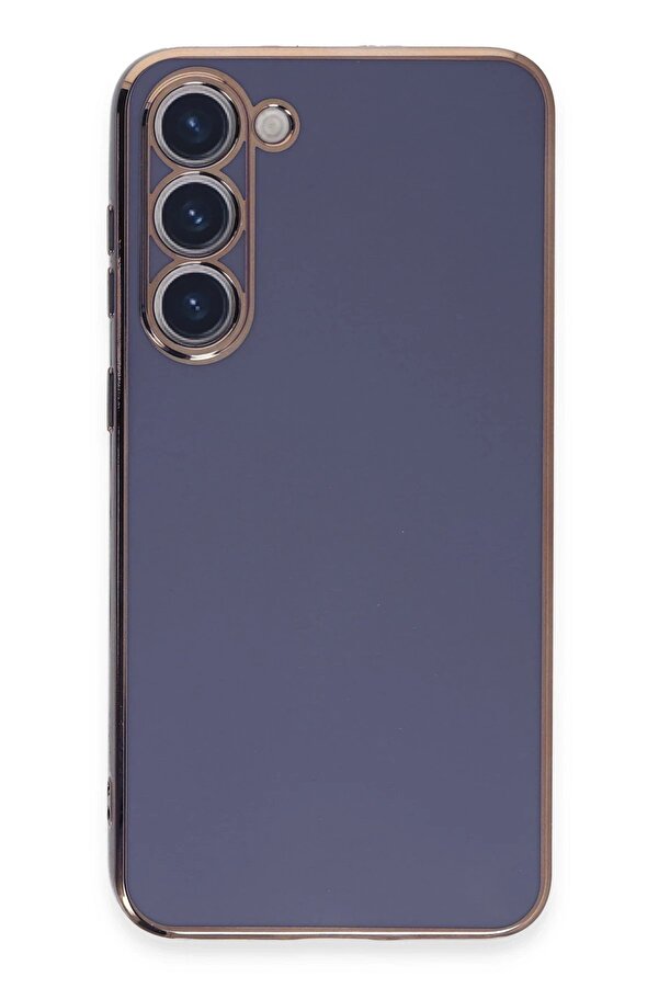 Samsung Galaxy S23 Kılıf Volet Si̇li̇kon - Mavi̇ - Dropx5856-7159