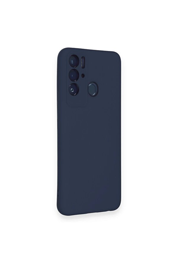 Tecno Pova Neo Kılıf Nano İçi̇ Kadi̇fe Si̇li̇kon - Laci̇vert - Dropx3558-7862