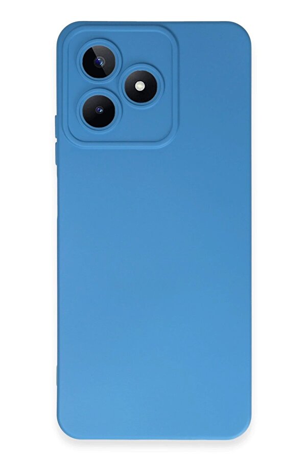 Realme C53 Kılıf Nano İçi̇ Kadi̇fe Si̇li̇kon - Mavi̇ - Dropx1770-5373