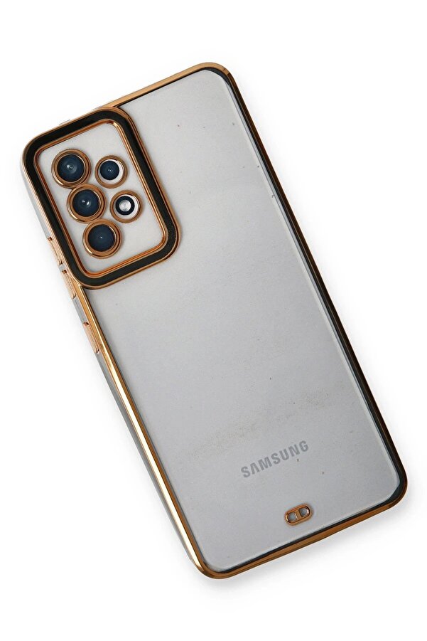 Samsung Galaxy A33 5G Kılıf Li̇va Lens Si̇li̇kon - Si̇yah - Dropx2212-7669
