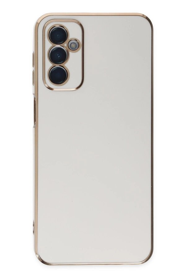 Samsung Galaxy M23 Kılıf Volet Si̇li̇kon - Beyaz - Dropx3092-2854