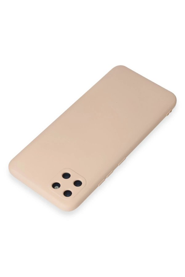 Realme C11 Kılıf Nano İçi̇ Kadi̇fe Si̇li̇kon - Pudra - Dropx7583-3214
