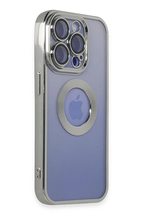 İphone 15 Pro Max Kılıf Slot Si̇li̇kon - Gümüş - Dropx3126-5172