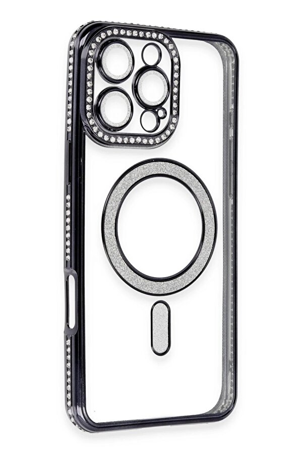 İphone 16 Pro Kılıf Joke Si̇mli̇ Magneti̇csafe Kılıf - Si̇yah - Dropx9466-3502