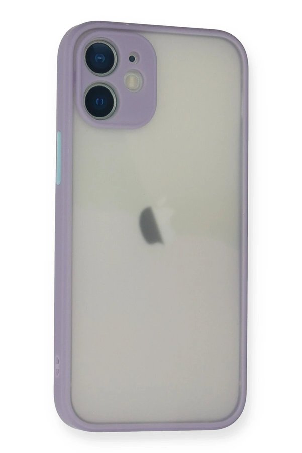 İphone 11 Pro Max Kılıf Montreal Si̇li̇kon Kapak - Mor - Dropx1946-3567