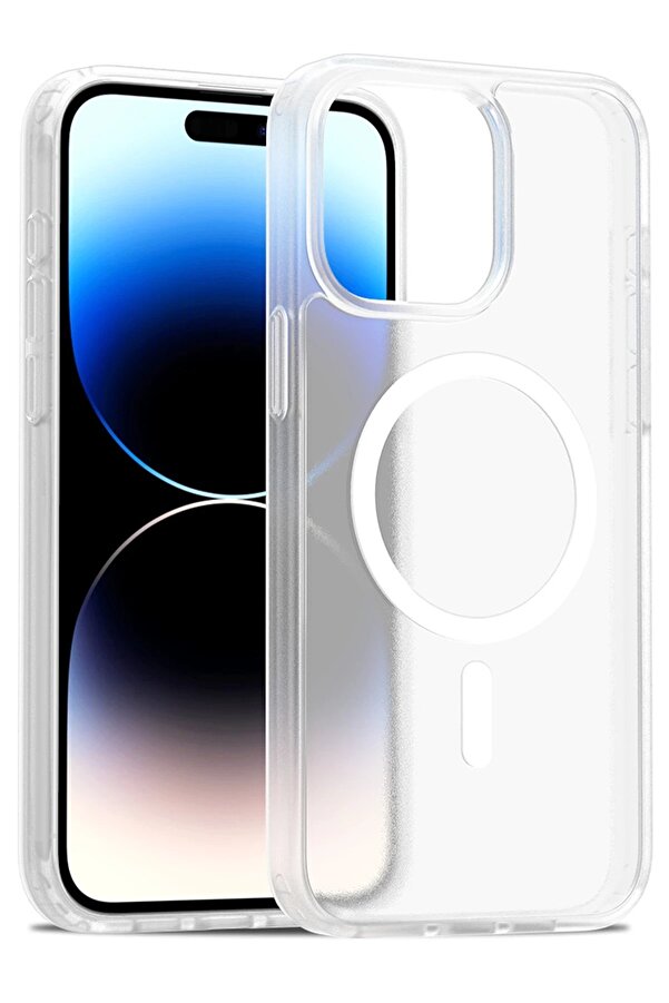 İphone 15 Pro Jota Magsafe Kapak - Şeffaf - Dropx7867-6244