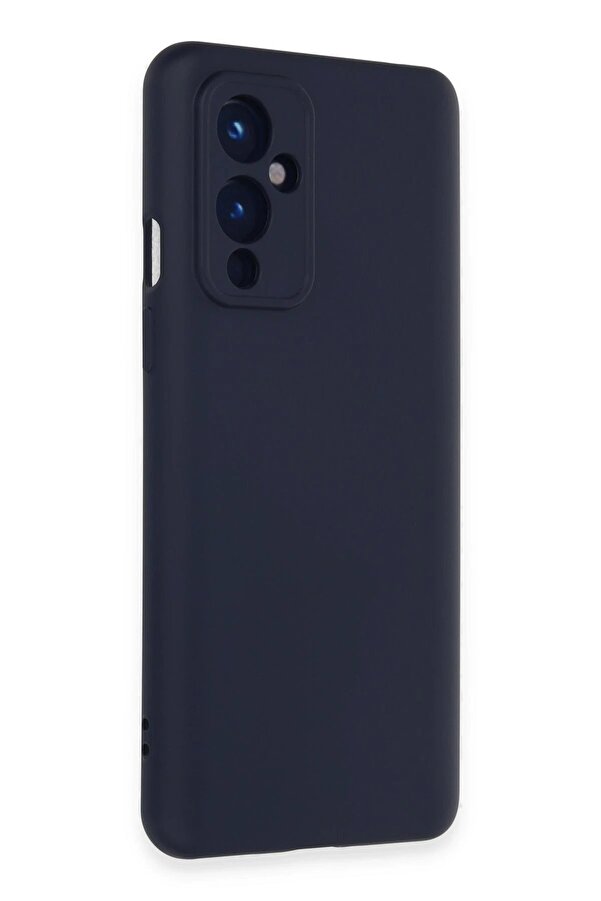 One Plus 9 Kılıf Nano İçi̇ Kadi̇fe Si̇li̇kon - Laci̇vert - Dropx5306-4476