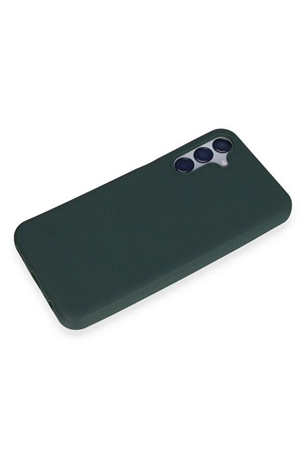 Samsung Galaxy M15 Kılıf Fi̇rst Si̇li̇kon - Koyu Yeşi̇l - Dropx3434-4626