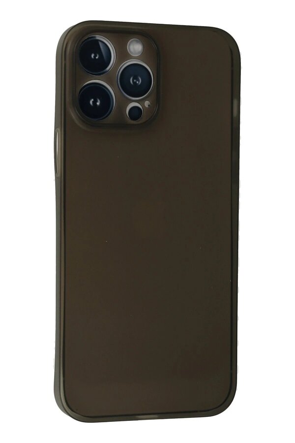 İphone 13 Pro Max Kılıf Pp Ultra İnce Kapak - Gri̇ - Dropx4200-7913