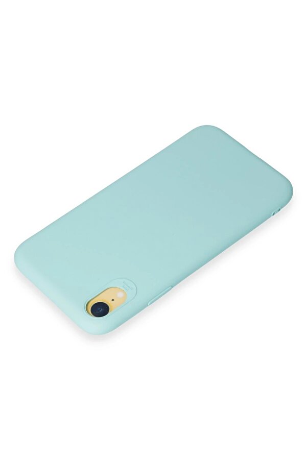 İphone Xr Kılıf Fi̇rst Si̇li̇kon - Turkuaz - Dropx4803-7362
