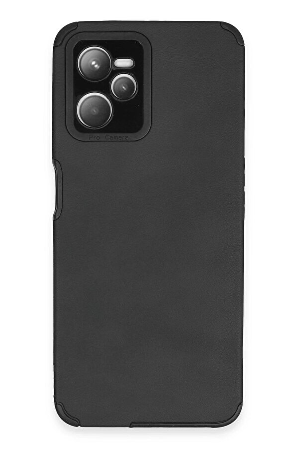Realme C35 Kılıf Loop Deri̇ Si̇li̇kon - Si̇yah - Dropx5271-1960