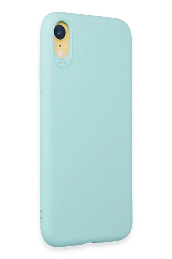 İphone Xr Kılıf Fi̇rst Si̇li̇kon - Turkuaz - Dropx4803-7362