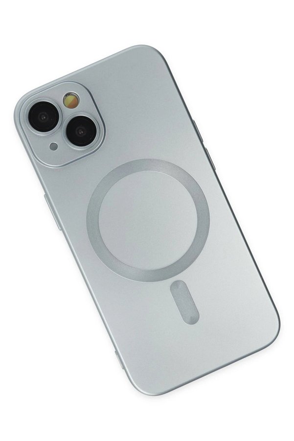 İphone 14 Plus Kılıf Moshi̇ Lens Magneti̇csafe Si̇li̇kon - Si̇erra Blue - Dropx1058-4881