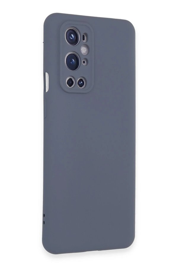 One Plus 9 Pro Kılıf Nano İçi̇ Kadi̇fe Si̇li̇kon - Gri̇ - Dropx2327-4237