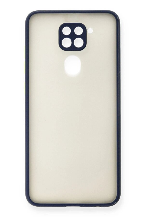 Xi̇aomi̇ Redmi̇ Note 9 Kılıf Montreal Si̇li̇kon Kapak - Laci̇vert - Dropx6781-2046
