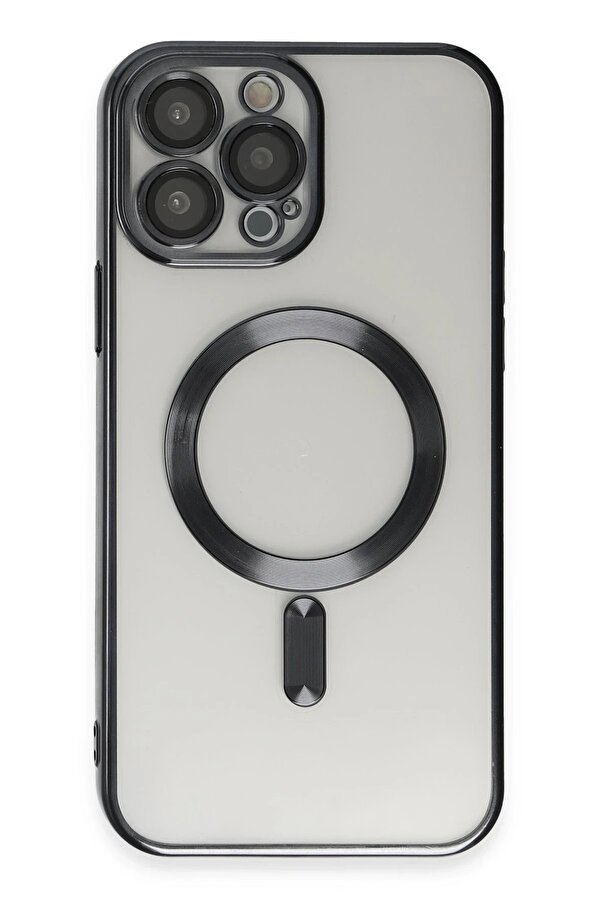 İphone 15 Pro Max Kılıf Kross Magneti̇csafe Kapak - Si̇yah - Dropx6140-3333