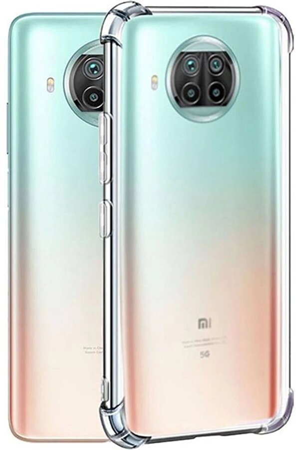 Xi̇aomi̇ Mi̇ 10T Li̇te Kılıf Olex Tpu Si̇li̇kon - Şeffaf - Dropx2263-7046