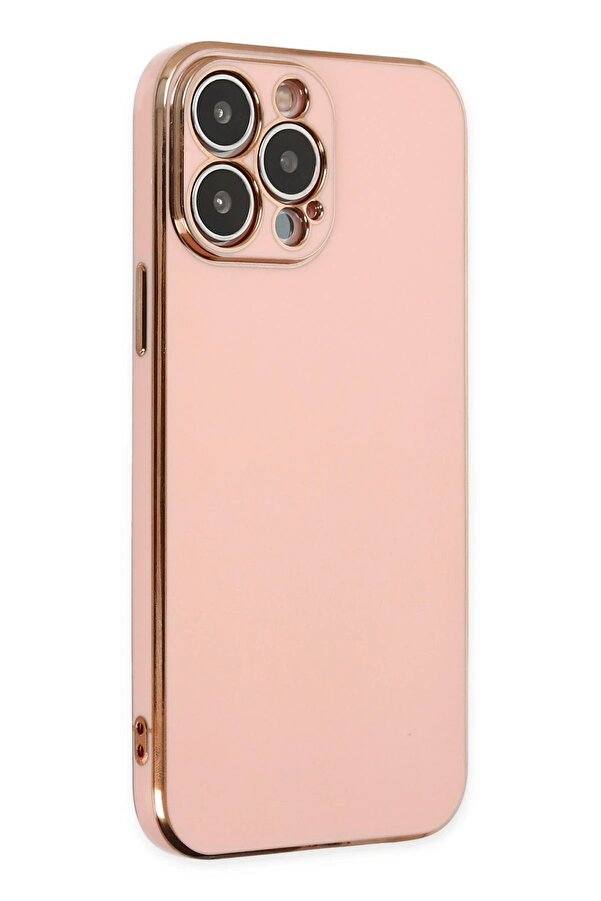 İphone 15 Pro Max Kılıf Volet Si̇li̇kon - Pembe - Dropx9306-1707