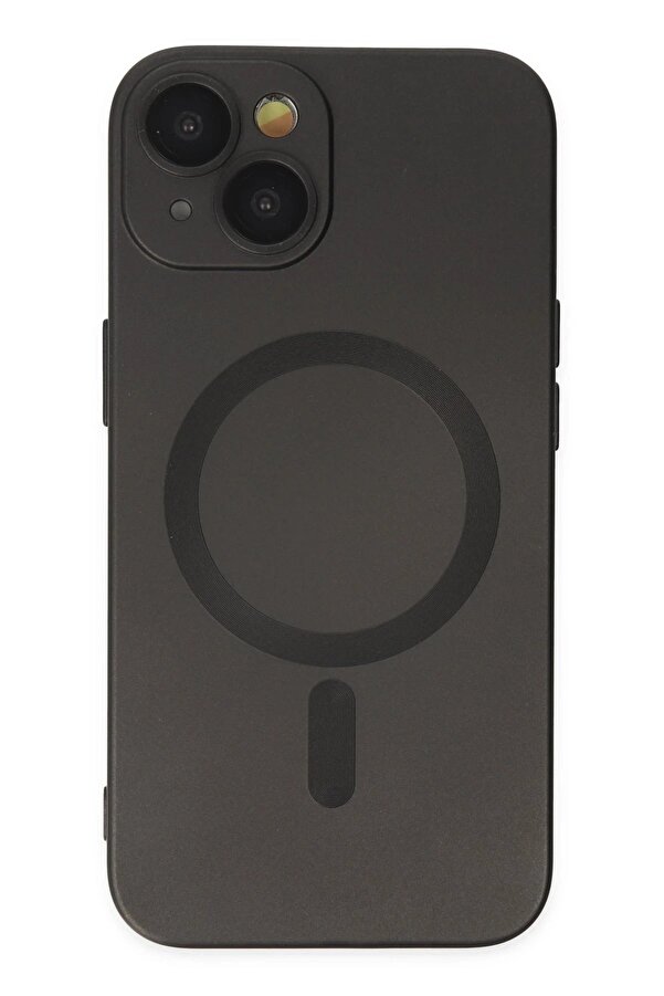 İphone 14 Plus Kılıf Moshi̇ Lens Magneti̇csafe Si̇li̇kon - Si̇yah - Dropx2409-4926