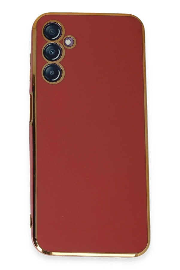 Samsung Galaxy M14 5G Kılıf Volet Si̇li̇kon - Kırmızı - Dropx4296-3240