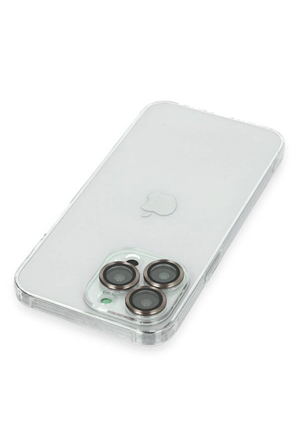 İphone 14 Pro Max Kılıf Luko Lens Si̇li̇kon - Gold - Dropx5854-8002