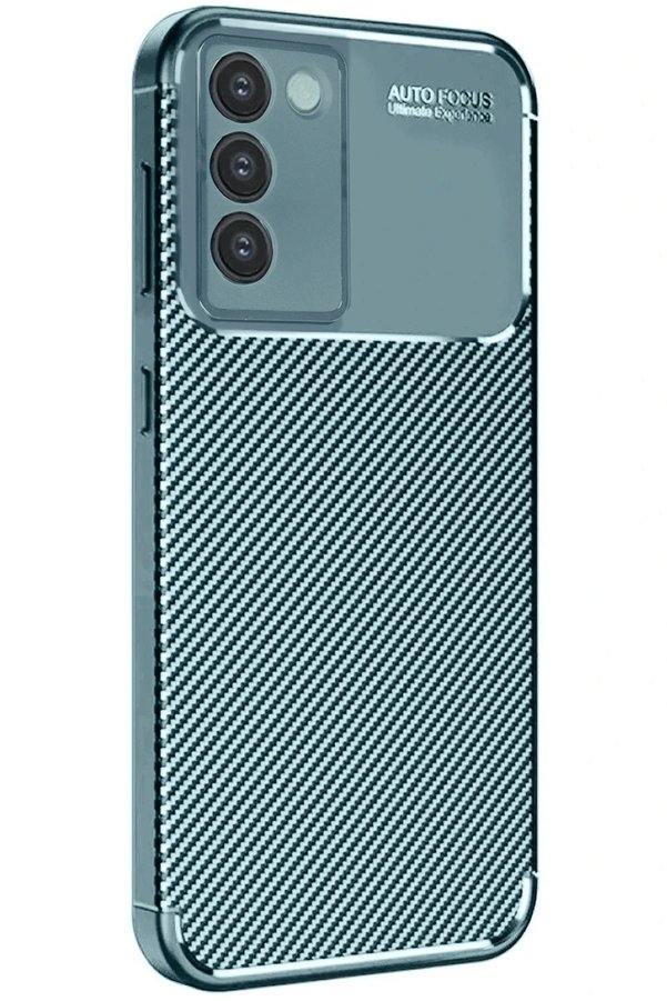 CepteToptan Vivo V30 Lite 4G Kılıf Auto Focus Karbon Kapak - Koyu Yeşil - DROPX5969-5686