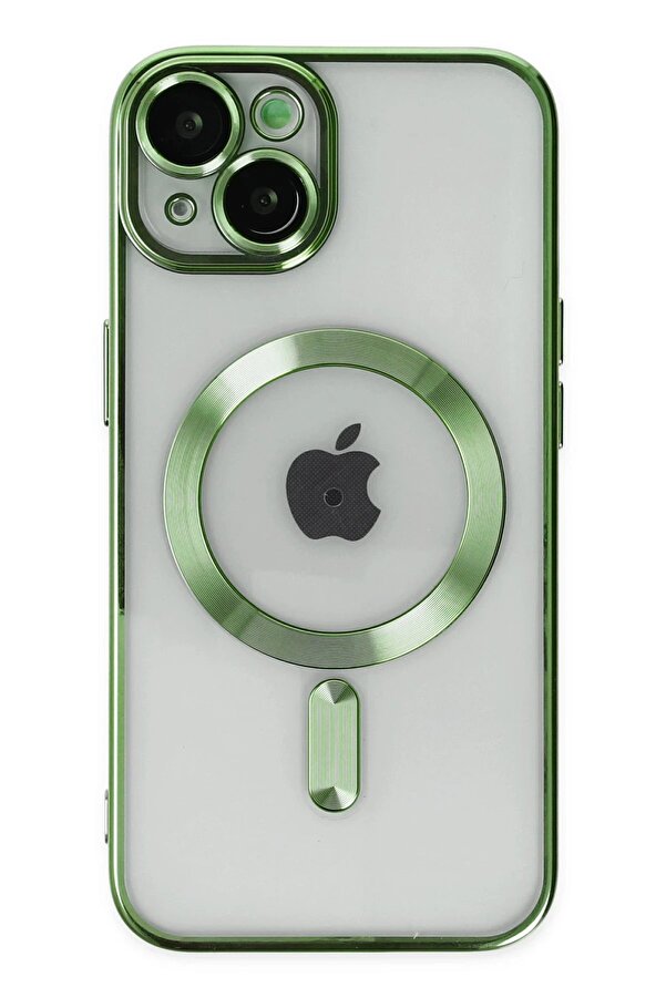 İphone 14 Kılıf Kross Magneti̇csafe Kapak - Koyu Yeşi̇l - Dropx6314-8539