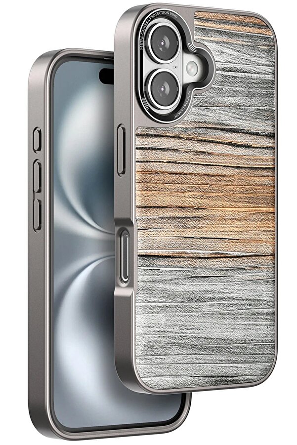 İphone 16 Wave Kapak - Sarı - Monas2011-5505
