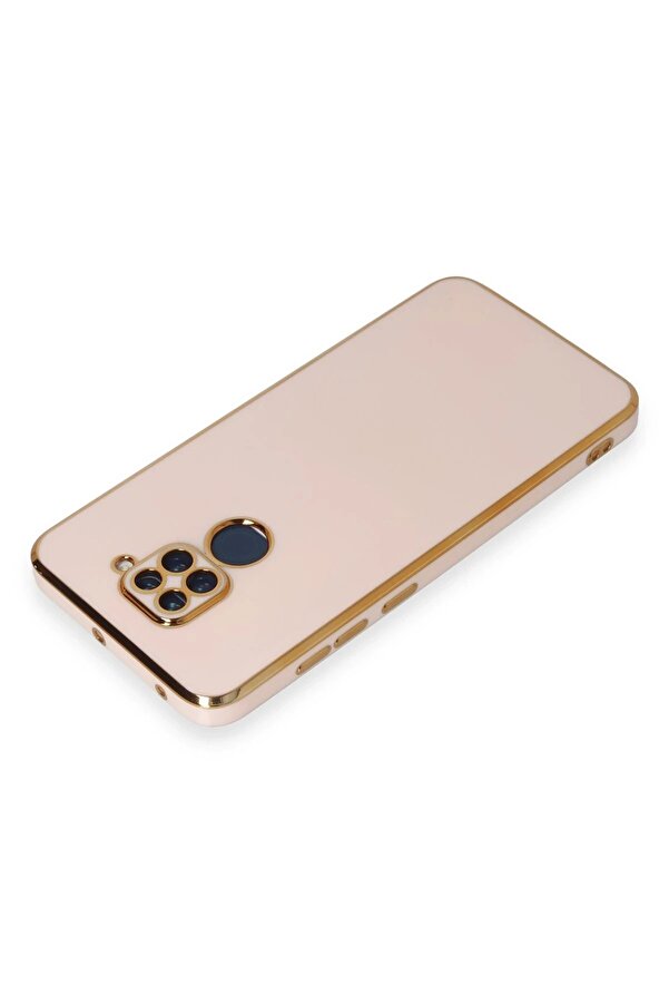 Xi̇aomi̇ Redmi̇ Note 9 Kılıf Volet Si̇li̇kon - Pembe - Dropx7979-9058