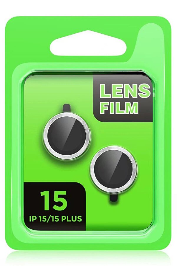 İphone 15 Plus Uyumlu Raze Metal Kamera Lens - Mavi̇ - Dropx1194-1901