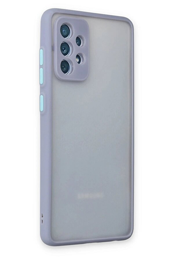 Samsung Galaxy A72 Kılıf Montreal Si̇li̇kon Kapak - Gri̇ - Dropx2165-1617