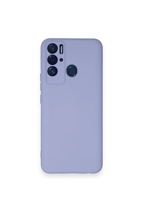 Tecno Pova Neo Kılıf Nano İçi̇ Kadi̇fe Si̇li̇kon - Li̇la - Dropx2763-9573